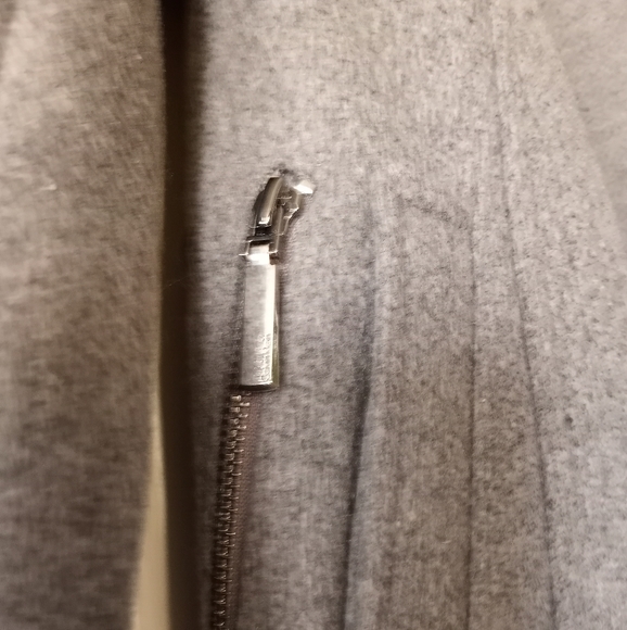 Calvin Klein Grey Wool Coat - Picture 2 of 8